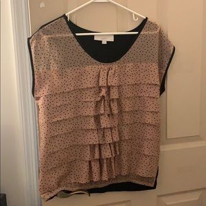 Ann Taylor Loft ruffle blouse